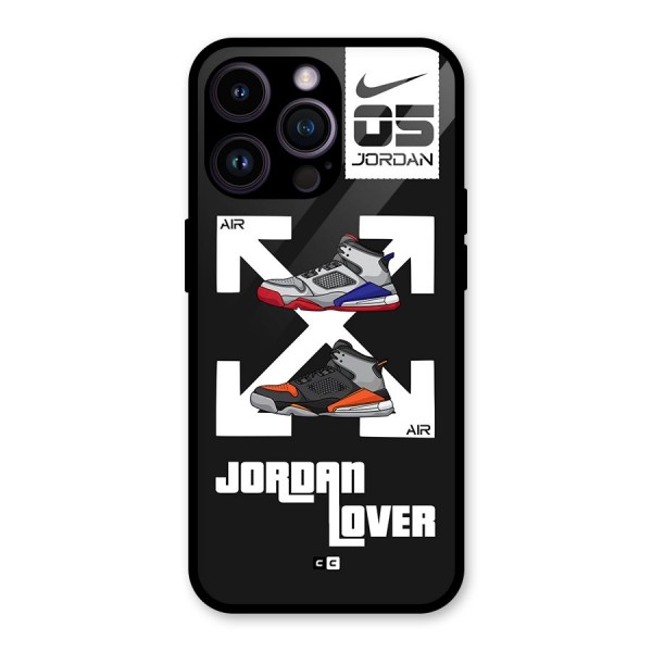 Air Shoe Lover Glass Back Case for iPhone 14 Pro Max