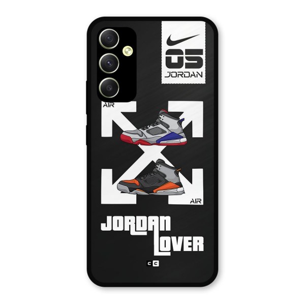 Air Shoe Lover Metal Back Case for Galaxy A34