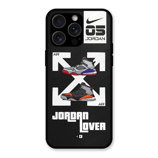 Air Shoe Lover Metal Back Case for iPhone 15 Pro Max