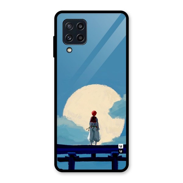 Akaza Waiting Glass Back Case for Galaxy M32