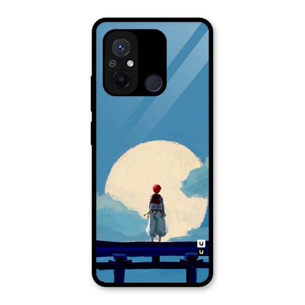 Akaza Waiting Glass Back Case for Redmi 12C