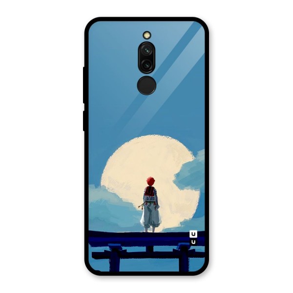 Akaza Waiting Glass Back Case for Redmi 8