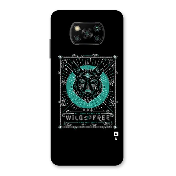 All Good Things Wild and Free Back Case for Poco X3