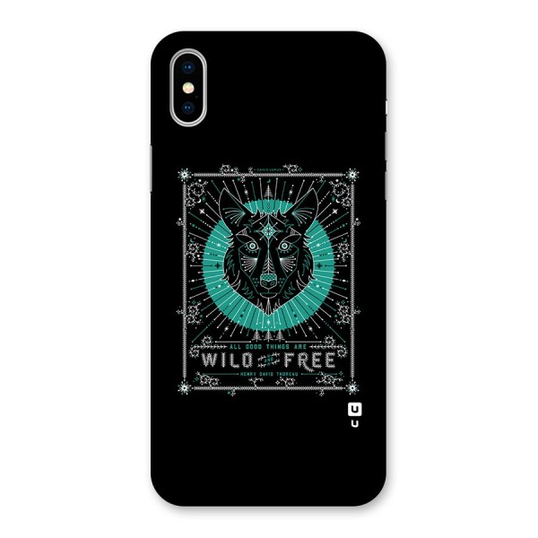 All Good Things Wild and Free Back Case for iPhone X