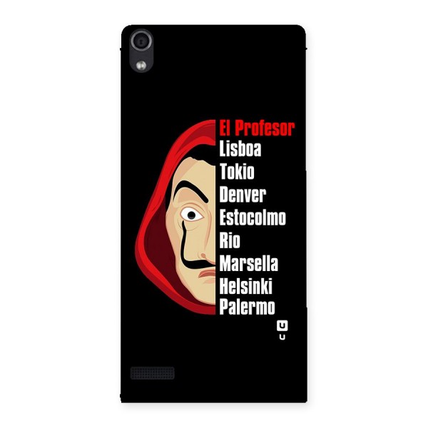 All Members Money Heist Back Case for Ascend P6