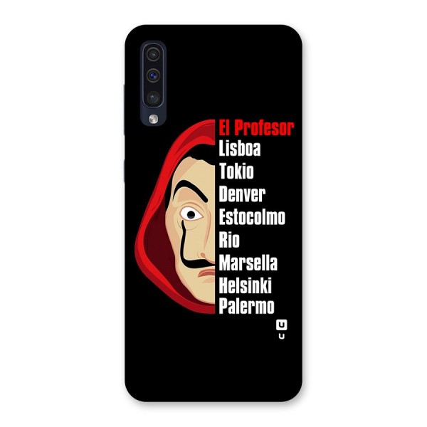 All Members Money Heist Back Case for Galaxy A50