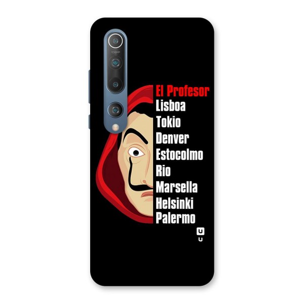All Members Money Heist Back Case for Mi 10