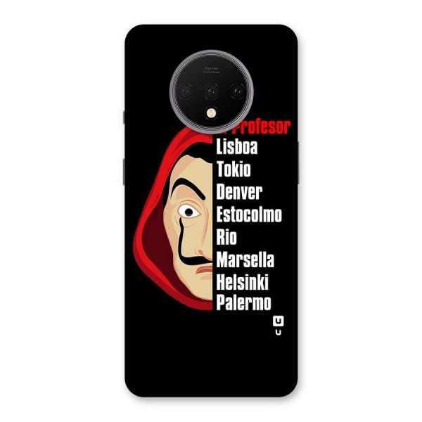 All Members Money Heist Back Case for OnePlus 7T