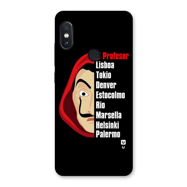 All Members Money Heist Back Case for Redmi Note 5 Pro