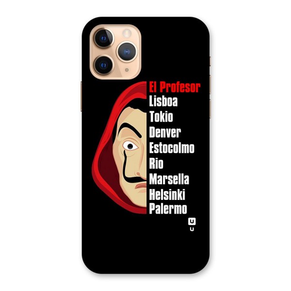 All Members Money Heist Back Case for iPhone 11 Pro