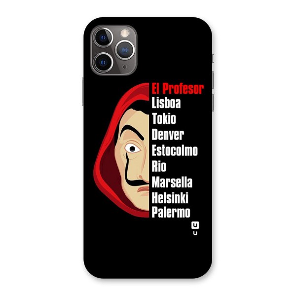 All Members Money Heist Back Case for iPhone 11 Pro Max