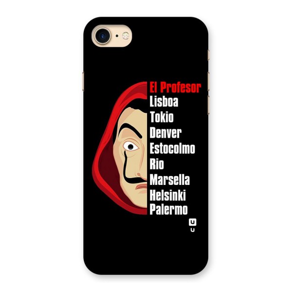 All Members Money Heist Back Case for iPhone 7