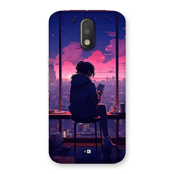 Alone Anime Back Case for Moto G4 Plus