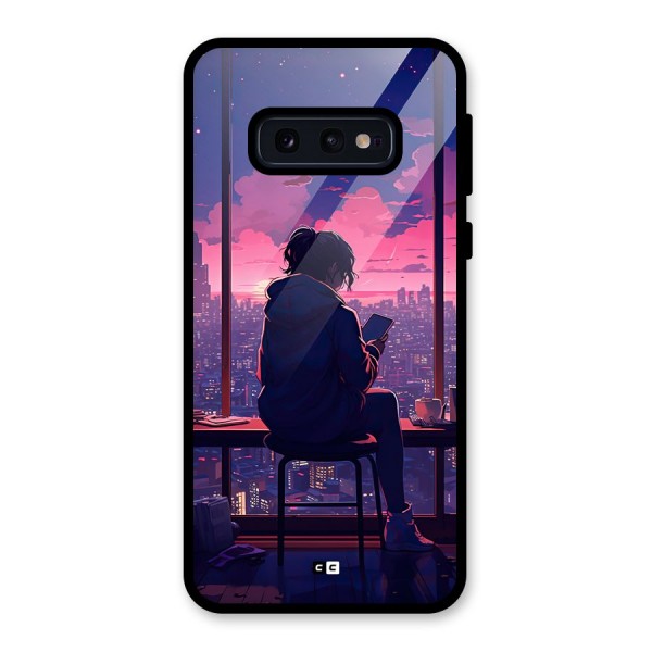 Alone Anime Glass Back Case for Galaxy S10e