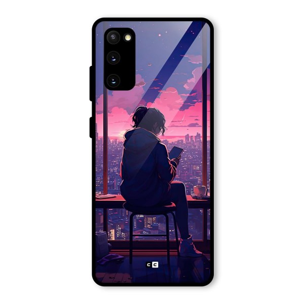 Alone Anime Glass Back Case for Galaxy S20 FE 5G