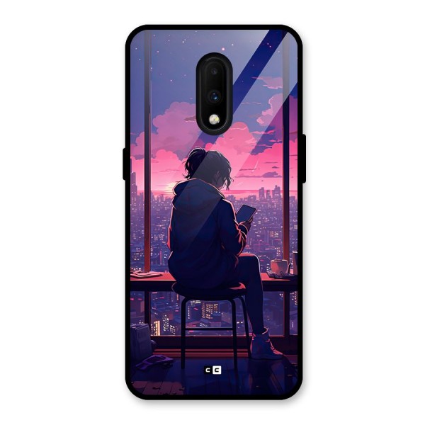 Alone Anime Glass Back Case for OnePlus 7