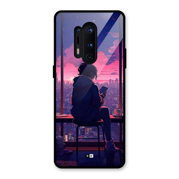 Alone Anime Glass Back Case for OnePlus 8 Pro