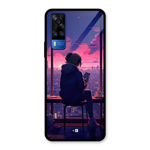 Alone Anime Glass Back Case for Vivo Y51