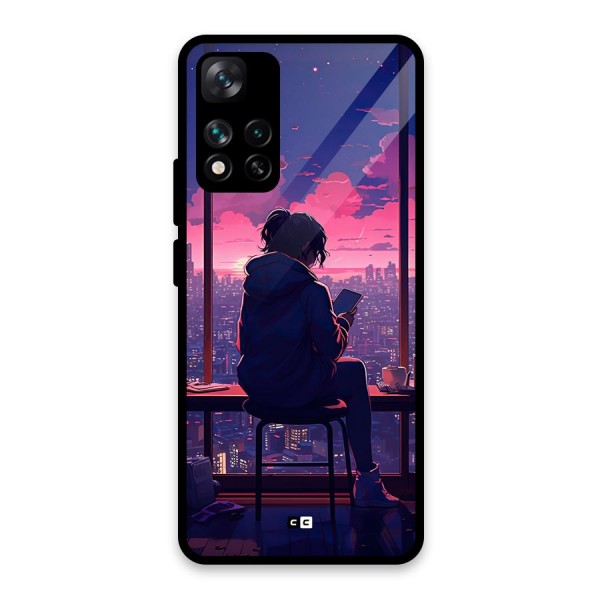 Alone Anime Glass Back Case for Xiaomi 11i 5G