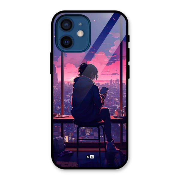 Alone Anime Glass Back Case for iPhone 12 Mini