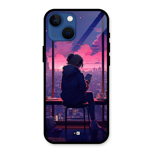 Alone Anime Glass Back Case for iPhone 13 Mini