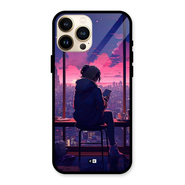 Alone Anime Glass Back Case for iPhone 13 Pro Max