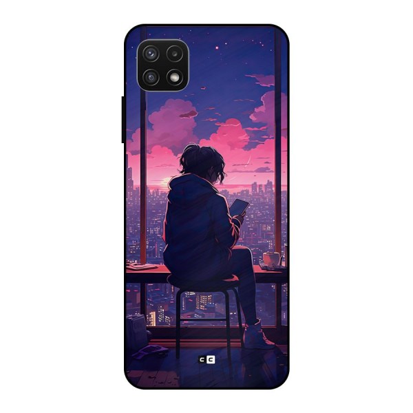 Alone Anime Metal Back Case for Galaxy A22 5G