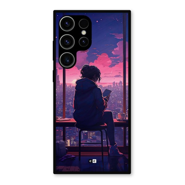 Alone Anime Metal Back Case for Galaxy S23 Ultra
