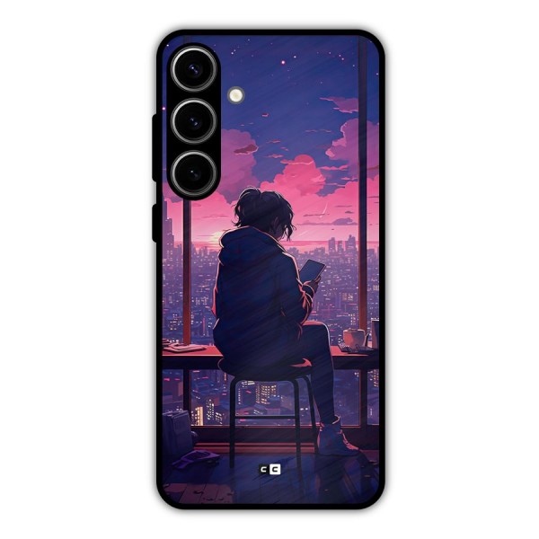 Alone Anime Metal Back Case for Galaxy S24 Plus