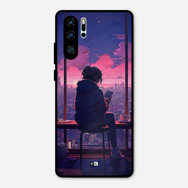 Alone Anime Metal Back Case for Huawei P30 Pro