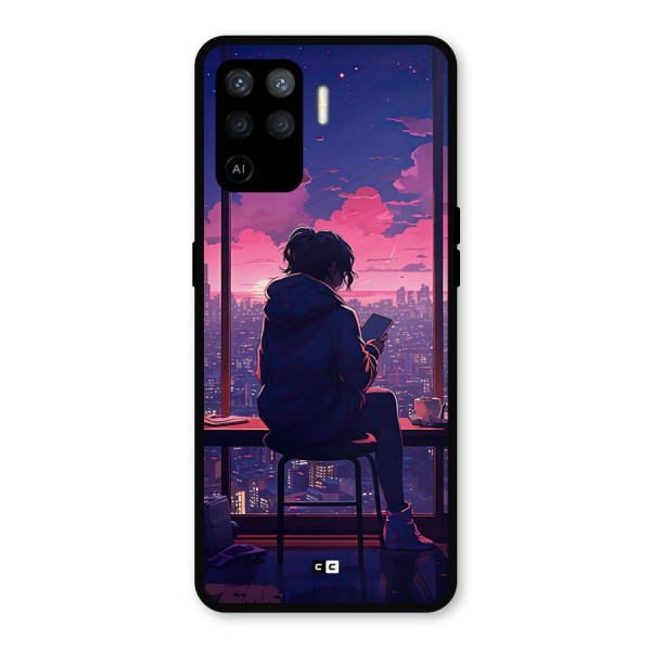 Alone Anime Metal Back Case for Oppo F19 Pro