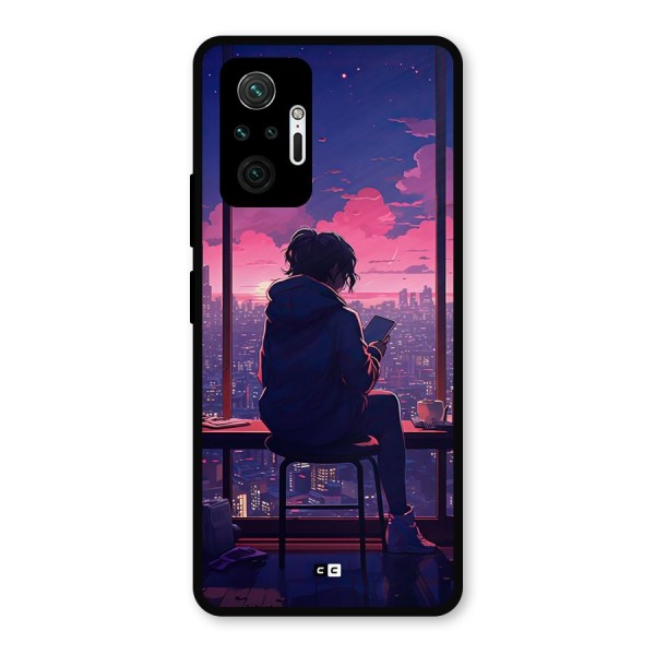 Alone Anime Metal Back Case for Redmi Note 10 Pro