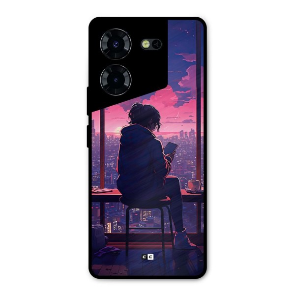 Alone Anime Metal Back Case for Tecno Pova 5 Pro 5G