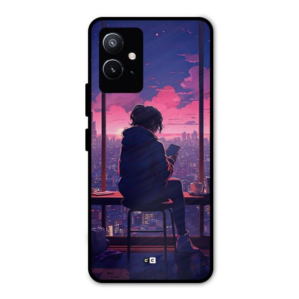 Alone Anime Metal Back Case for Vivo T1 5G