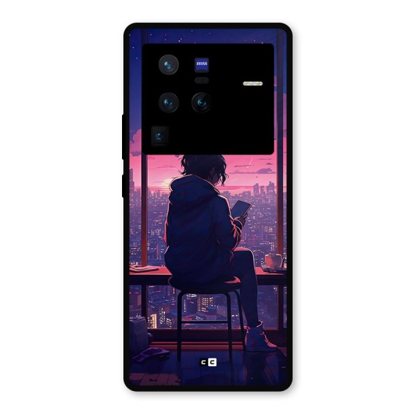 Alone Anime Metal Back Case for Vivo X80 Pro