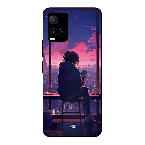 Alone Anime Metal Back Case for Vivo Y21G