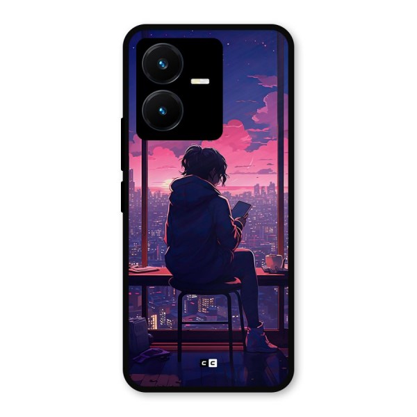 Alone Anime Metal Back Case for Vivo Y22