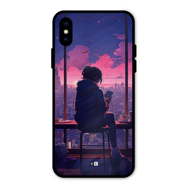 Alone Anime Metal Back Case for iPhone XS