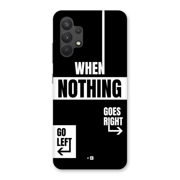Alternate Plan Back Case for Galaxy A32