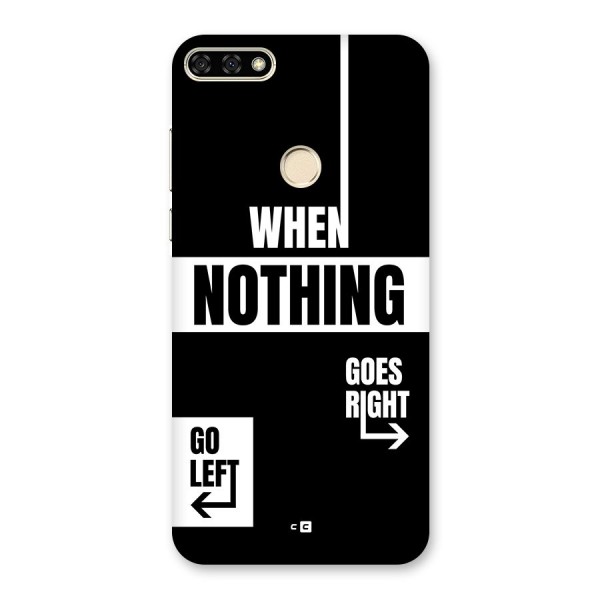 Alternate Plan Back Case for Honor 7A