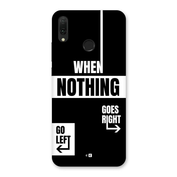 Alternate Plan Back Case for Huawei Y9 (2019)