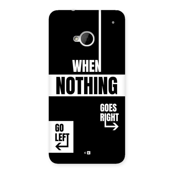 Alternate Plan Back Case for One M7 (Single Sim)