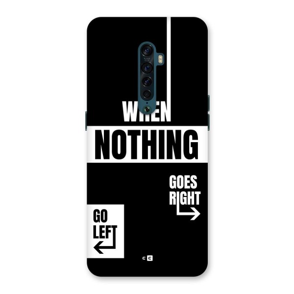 Alternate Plan Back Case for Oppo Reno2