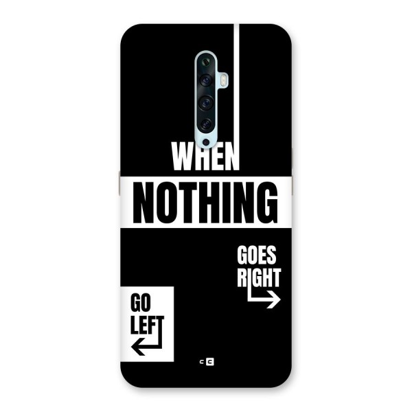 Alternate Plan Back Case for Oppo Reno2 F