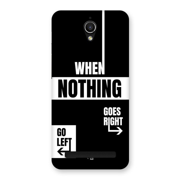 Alternate Plan Back Case for Zenfone Go