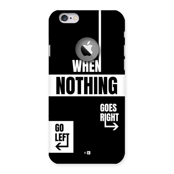 Alternate Plan Back Case for iPhone 6 Logo Cut