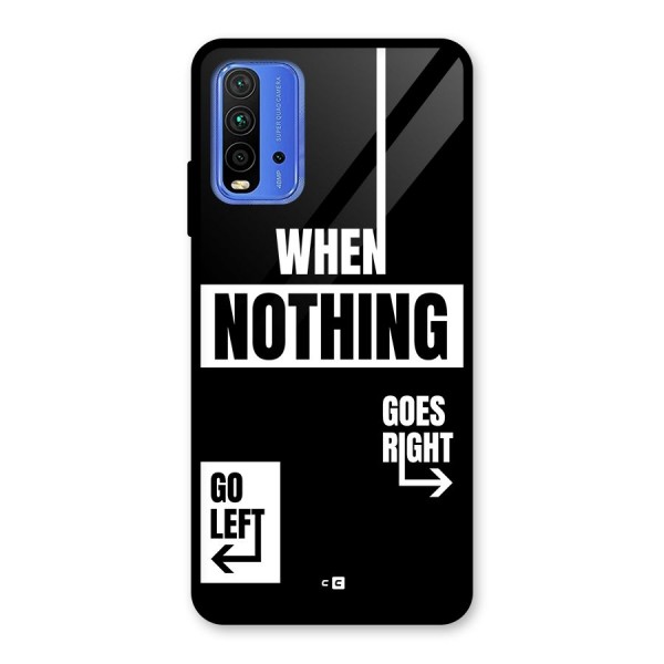 Alternate Plan Glass Back Case for Redmi 9 Power