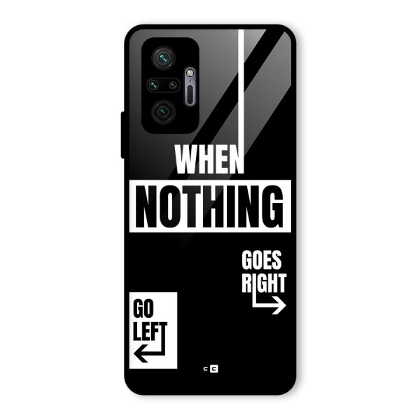 Alternate Plan Glass Back Case for Redmi Note 10 Pro Max