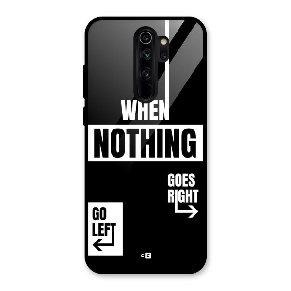 Alternate Plan Glass Back Case for Redmi Note 8 Pro