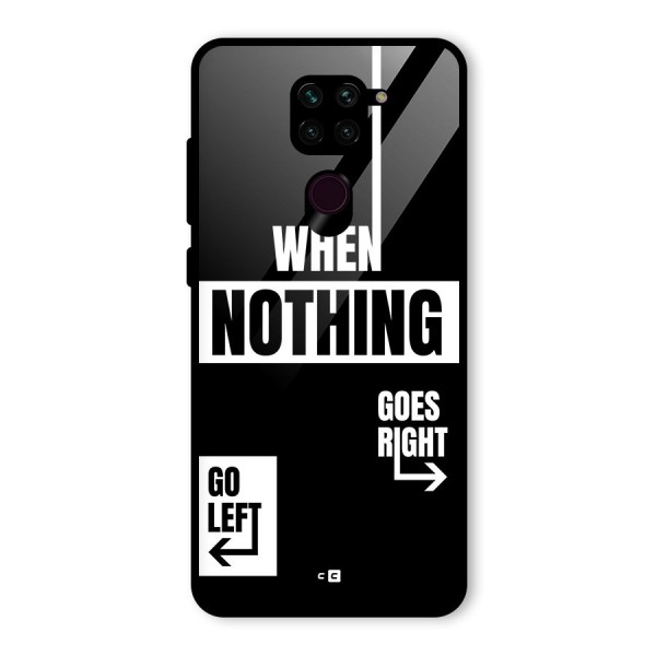 Alternate Plan Glass Back Case for Redmi Note 9